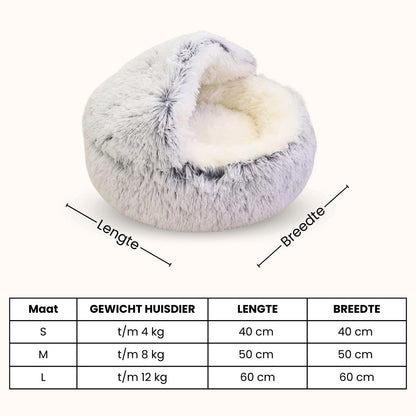 Luxe Kalmerend Slaapnest - Voor Katten & Kleine Honden