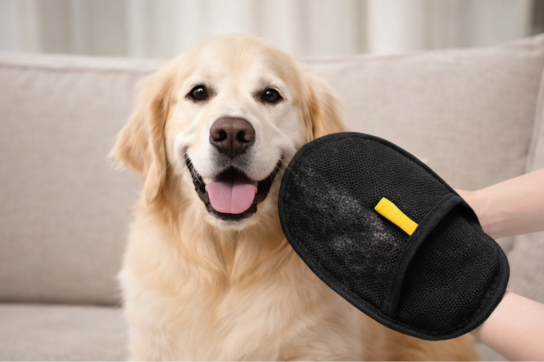 PetClean Pro – 1+1 GRATIS: Elektrostatische Huisdierhaar Verwijderhandschoenen