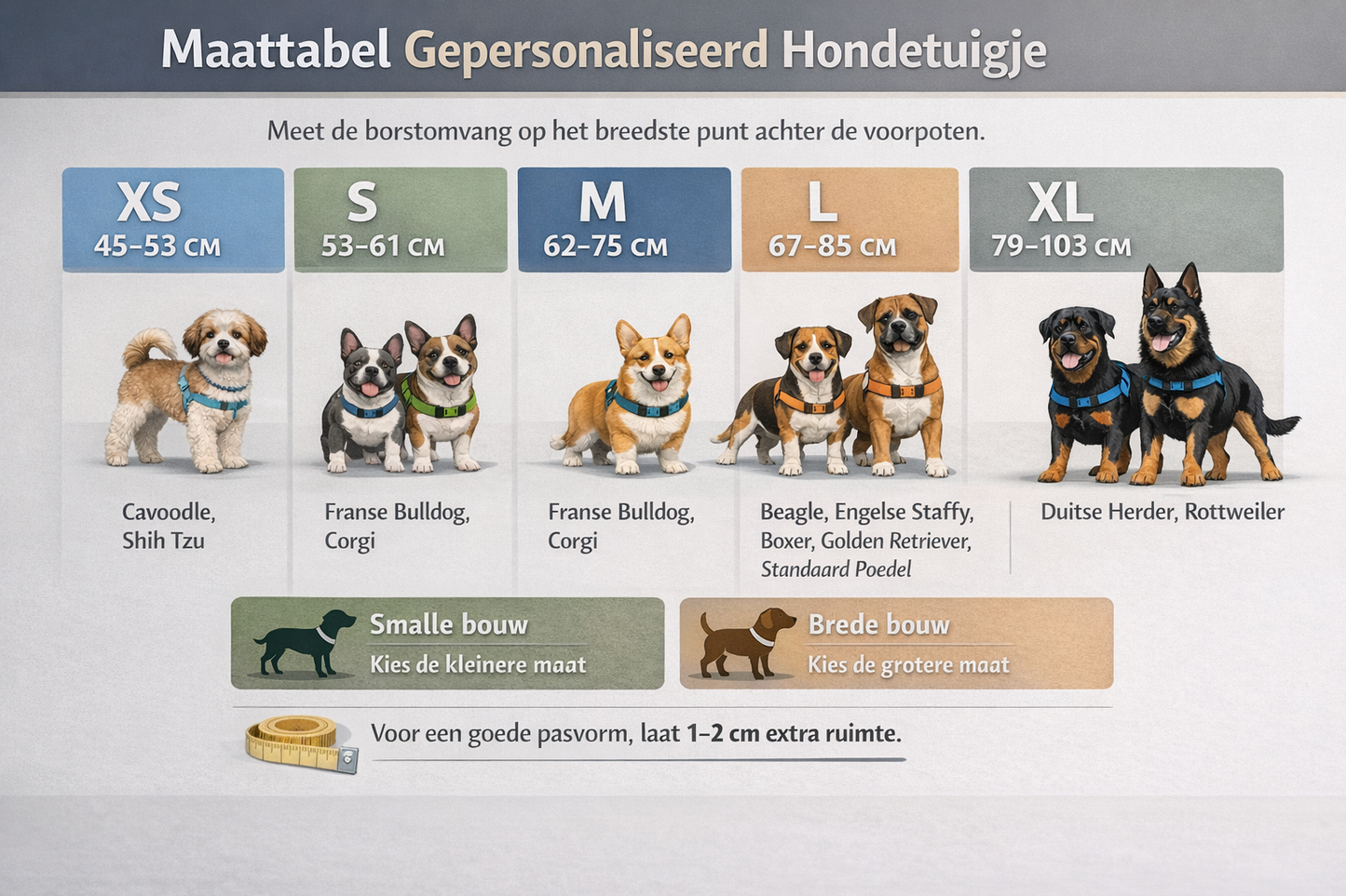 DierComfort™ – Het Gepersonaliseerde Hondentuigje