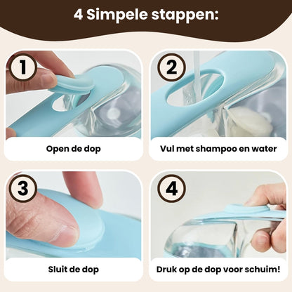 SoapyBrush - 2-in-1 Shampoo & Wasborstel voor Huisdieren