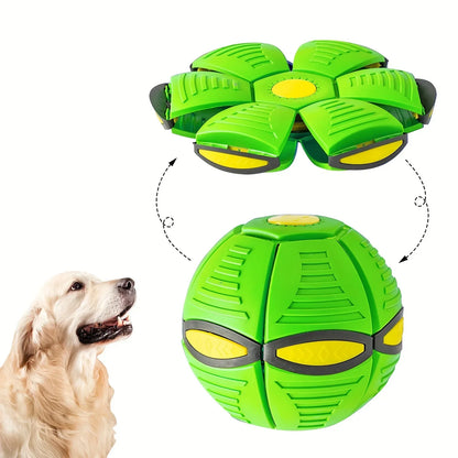 Vliegende Schotel Bouncing Ball voor Honden – Zacht Plastic